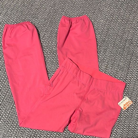 FP Movement By Free People Let's Bounce Pants Electric Peony - Sz XS - NWT - Picture 3 of 10